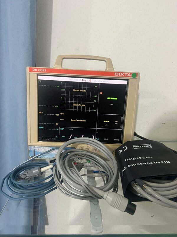 Monitor multiparametro Dixtal dx 2021 opcional de capnografia / pressão invasiva / módulo de gases