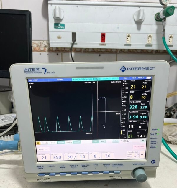 Respirador pulmonar Intermed inter 7 plus